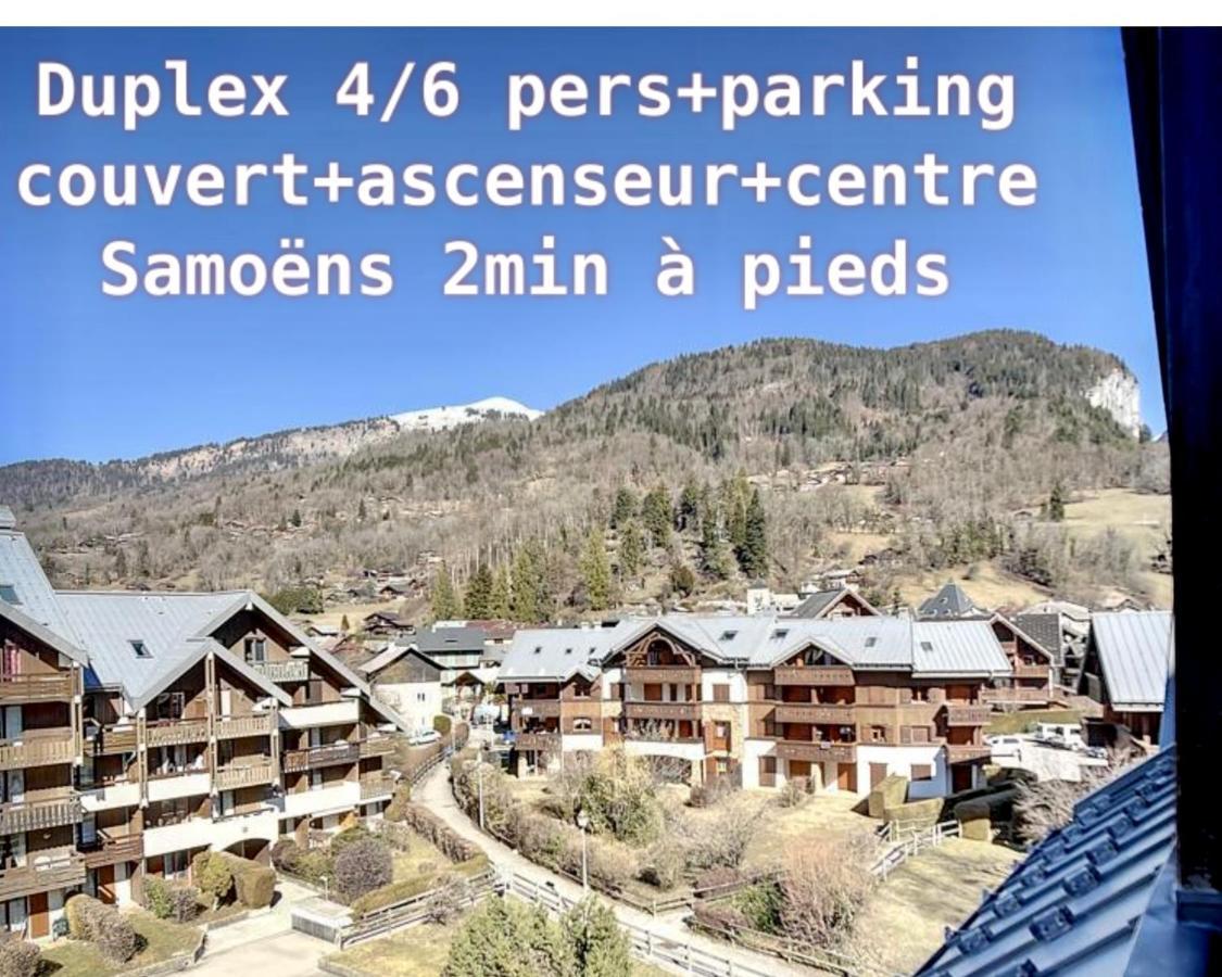 Duplex Samoens 4/6 Couchages Apartment Bagian luar foto